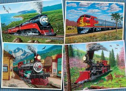 Historic Locomotives 1000pc Puzzle