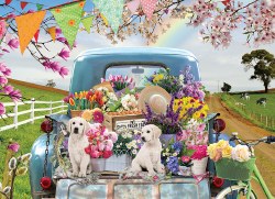 Country Truck in Spring 500pc Puzzle