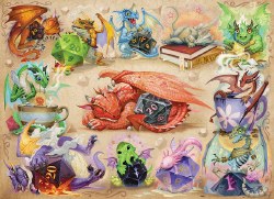 D20 Dragons 500pc Puzzle