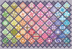 Four Square Quilt Block 2000pc Puzzle