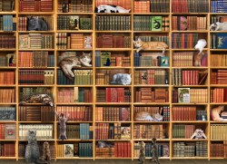 The Cat Library 1000pc Puzzle
