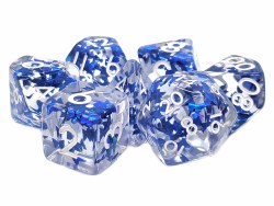 7-set Infused - Sapphire Butter Dice Set