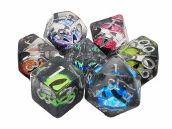 7-set Infused - Dragon Eye Spectral Dice Set