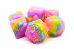 7-set Gradients - Cotton Candy Dice Set