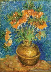 Fritillaries in a Copper Vase 1000pc Puzzle