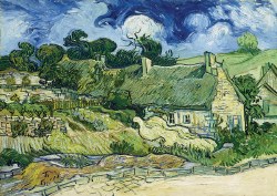Thatched Cottages at Cordeville 1000pc Puzzle