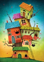 Fairy Tale Houses 1000pc Puzzle