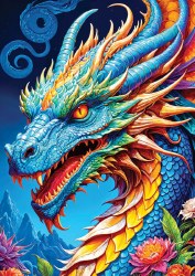 Blue Dragon 1000pc Puzzle