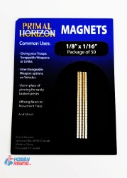 Magnets: 1/8 in x 1/16 in (50)