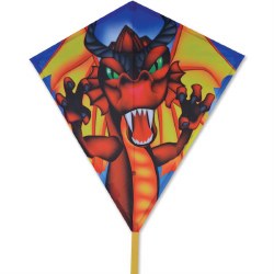 30" Diamond Kite - Flame Wing Dragon