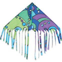 32" Fringe Delta Kite - Cool Orbit