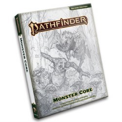 Pathfinder 2E: Monster Core Sketch Cover Edition