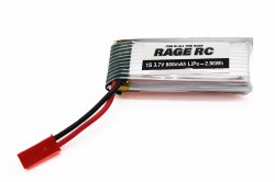 1S 3.7V 800mAh LiPo Battery