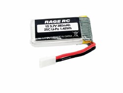 3.7V 380mAh 1S LiPo JPC XL