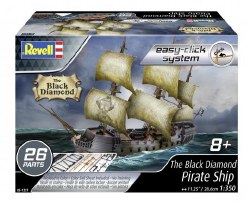 1/350 Black Diamond Pirate Ship Plastic Model Kit