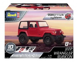 1/25 Jeep Wrangler Rubicon Plastic Model Kit