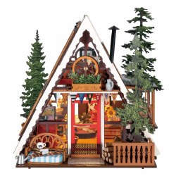 A-Frame Cabin, DIY Miniature