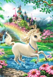 Unicorn Castle 35pc Puzzle