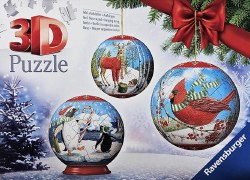 3D Animal Cheer Puzzle Ball  56pc Puzzle