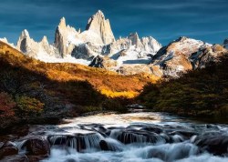 Beautiful Mountains Mount Fitz Roy, Patagonia 1000pc Puzzle