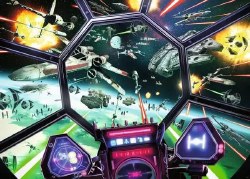 Star Wars: TIE Fighter Cockpit 1000pc Puzzle