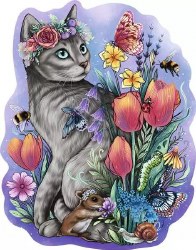 Lovely Cat 150pc Wood Puzzle