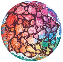 Seashells 500 pc Round Puzzle