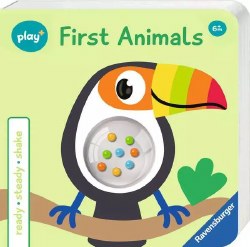 First Animals - Ready Steady Shake Board Book