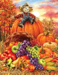 Harvest Cornucopia 500pc Puzzle