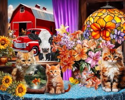 Farmhouse View 500pc Puzzle