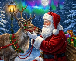 Santa's Favorite Reindeer 500pc Puzzle