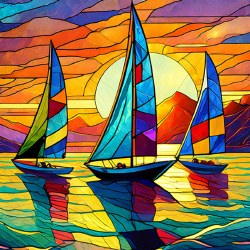 Sunset Sailing 500pc Puzzle