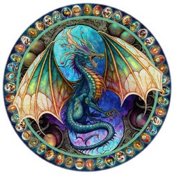 Round: Dragon Heart 500pc Puzzle