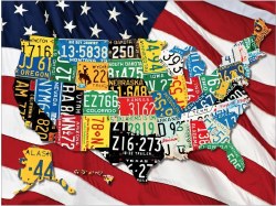 State Plates - 1000pc Puzzle