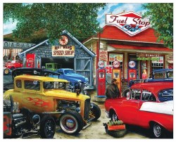 Hot Rod Cafe' - 1000pc Puzzle