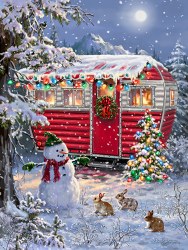 Snowy Retreat 1000pc Puzzle