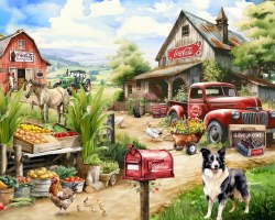 Coca-Cola Countryside 1000pc Puzzle