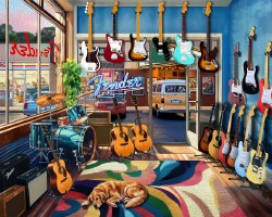 Fender Guitar Shop 1000pc Puzzle