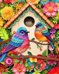 Blooming Birds 1000pc Puzzle
