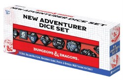 D&D Adventurer Set Black Dice