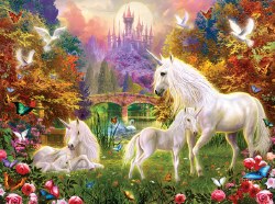 Castle Unicorns 1000pc Puzzle