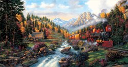 Autumn Run 500pc Puzzle