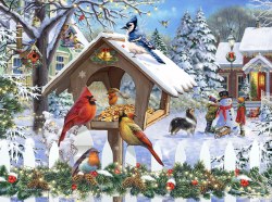 Christmas Birds 1000pc Puzzle