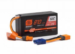 7.4V 810mAh 2S Smart G2 50C Mini Lipo Battery: IC2