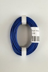 Wire - 22 Gauge Single Strand Copper - Blue