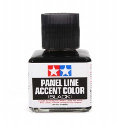 Panel Line Accent Color Black