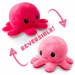 Reversible Octopus Mini Plush - Double Pink