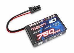 750mAh 7.4V 2-Cell 20C LiPo