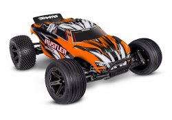 1/10 Rustler XL-5 2WD RTR USB-C Truck - Orange