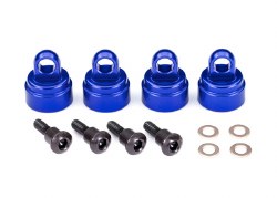 Shock Caps Alum Blue Anodized (4)